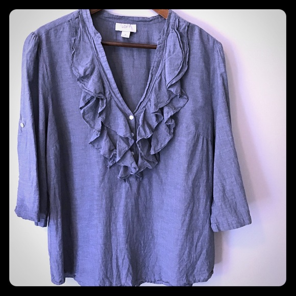 Cute Loft Ruffled Top - Picture 1 of 4